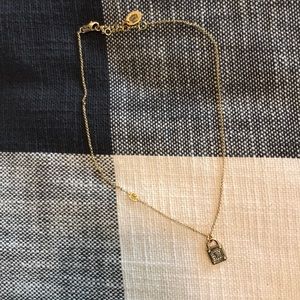 Juicy couture lock necklace